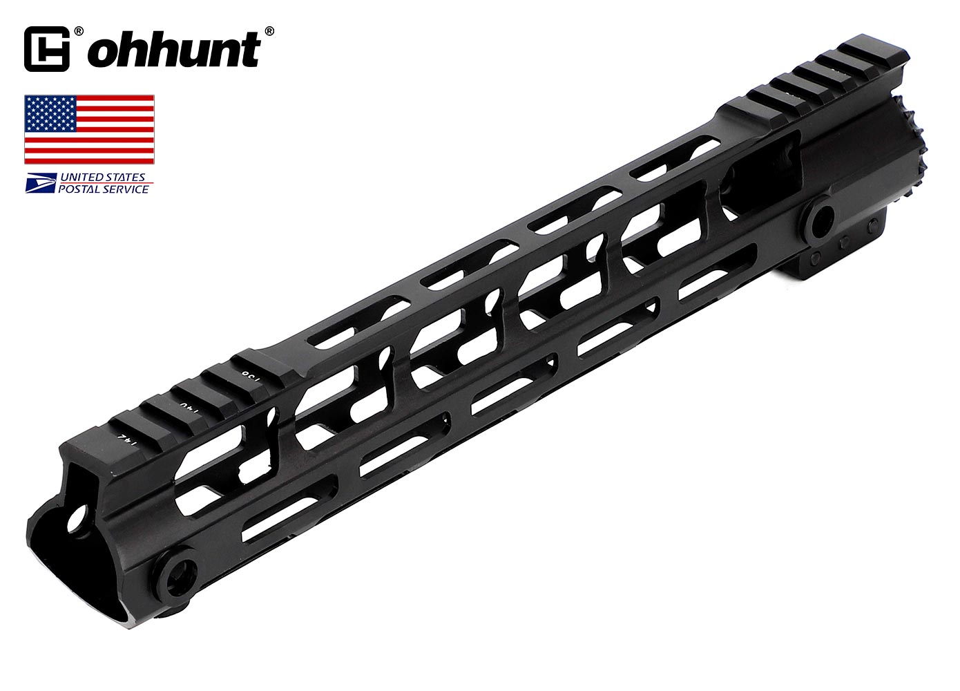 AR-15 12インチ スリム 軽量 フリーフロート M-LOK ハンドガード ライフル用バレルナット付き – ohhunt