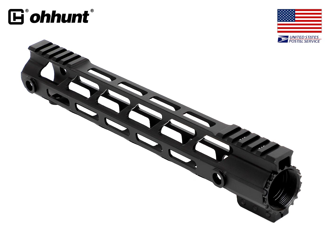 AR-15 12インチ スリム 軽量 フリーフロート M-LOK ハンドガード ライフル用バレルナット付き – ohhunt