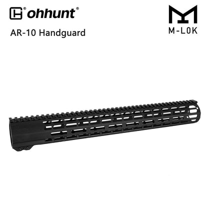 ohhunt® AR10 LR-308 Protetor de mão M-lok leve com porca de barril - 17 polegadas