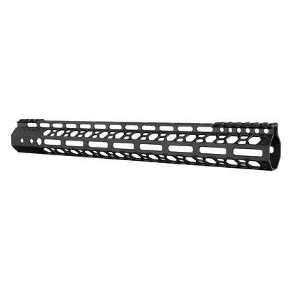 ohhunt AR-15 15" Ultra Light Hex Free Float M-lok Handguard with Steel Barrel Nut