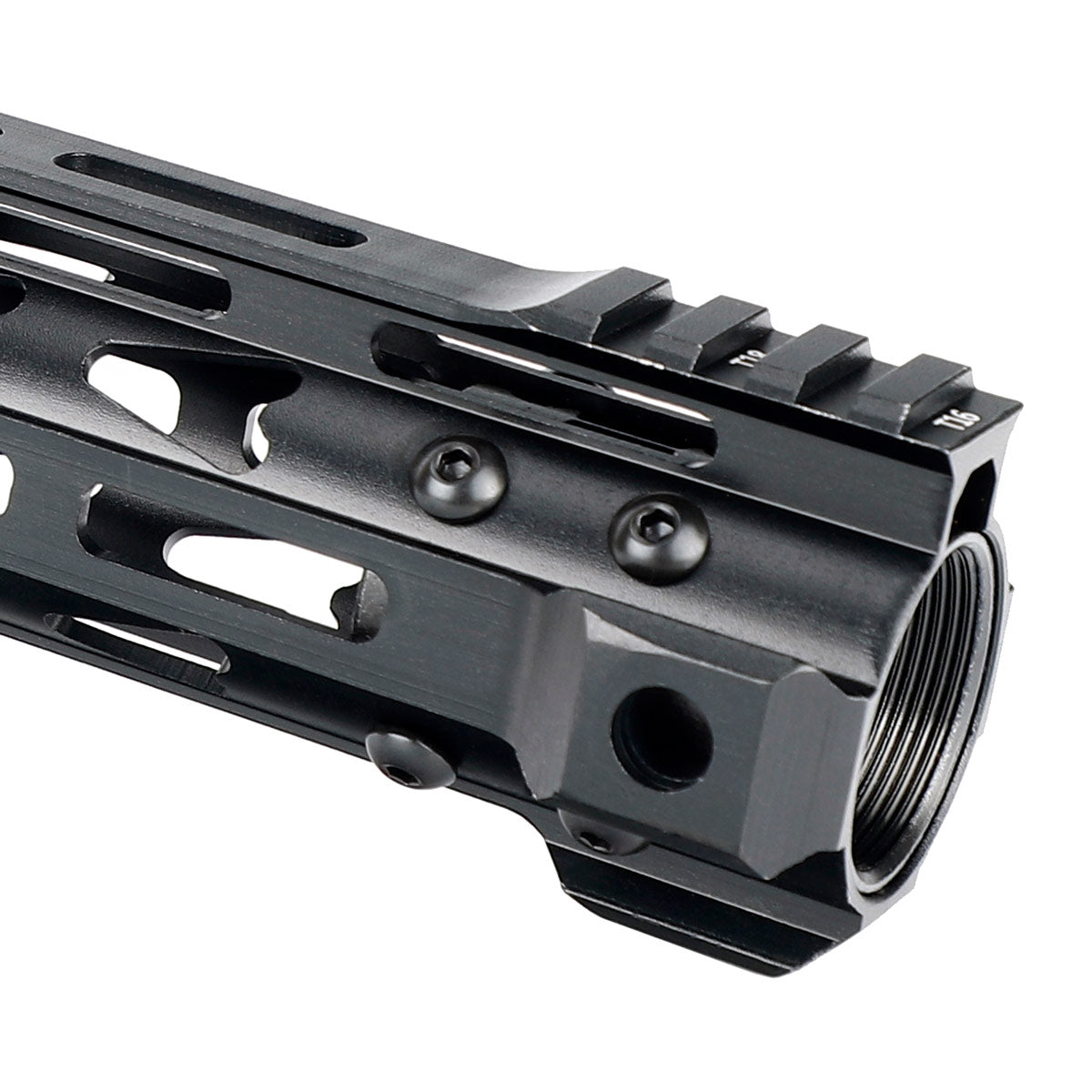 AR-15 Free Float Javelin M-LOK Handguard with Steel Barrel Nut 7" 9" 12" 15" Hand Rail