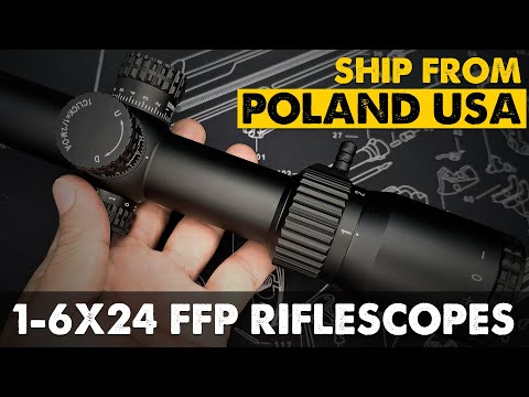 ohhunt® LR 1-6X24 FFP コンパクト ライフル スコープ ar15 .223