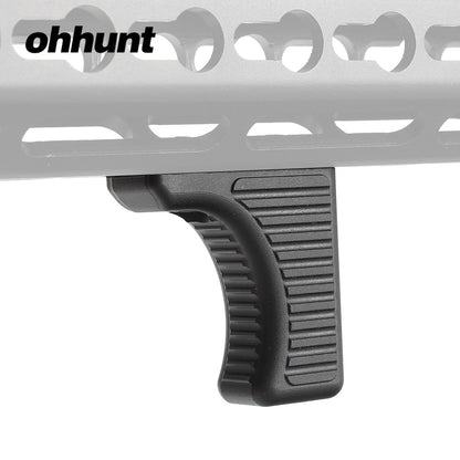 Ohhunt Tactical Keymod Rail Handguard Handstop Barricade Rest Interface Standard Aluminium Noir Tan Hand Stop