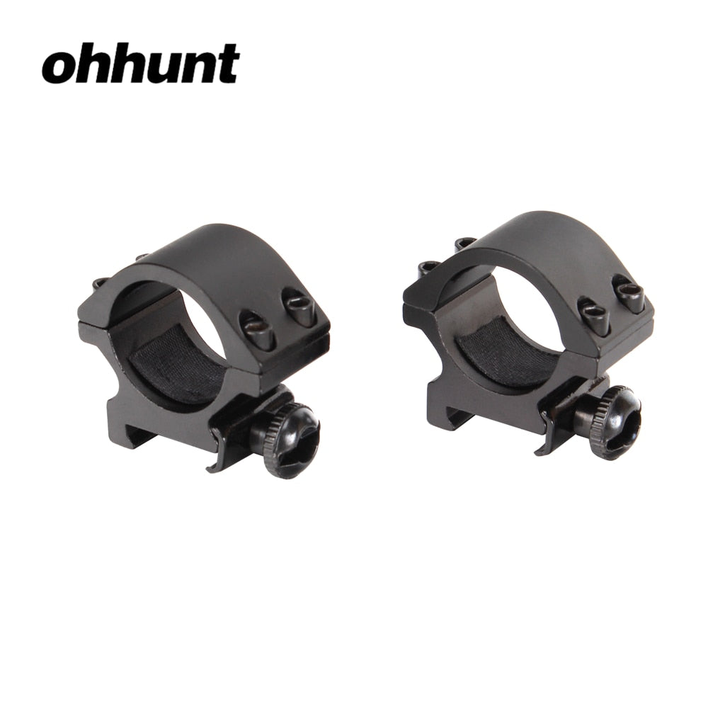 ohhunt® 1 inch Picatinny Scope Rings Mount Low Profile 2PCs