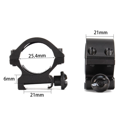 ohhunt® 1 inch Picatinny Scope Rings Mount Low Profile 2PCs