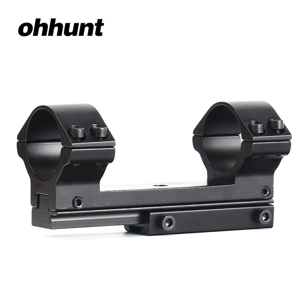 ohhunt 1 inch 30mm High Profile 11mm Dovetail Scope Rings for Airgun with Stop Pin Windage Elevation Adjustable