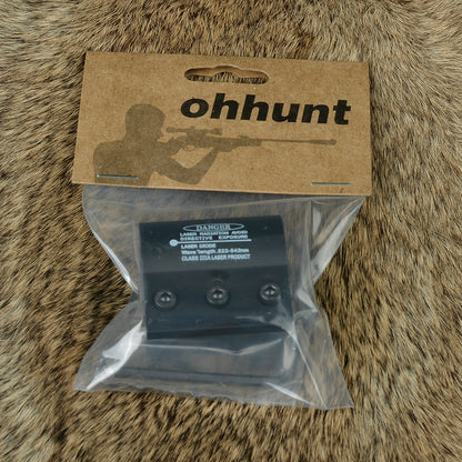 Ohhunt 1 inch Đèn Pin Phạm Vi Vòng Gắn với Trượt Picatinny Đế Gắn Chiến Thuật Phụ Kiện