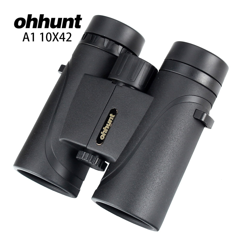 Ohhunt A1 10X42 Ống Nhòm Chống Nước Sương Mù Kính Thiên Văn Góc Rộng Sáng Mạnh Quang Học Cắm Trại Đi Bộ Đường Dài Ống Nhòm