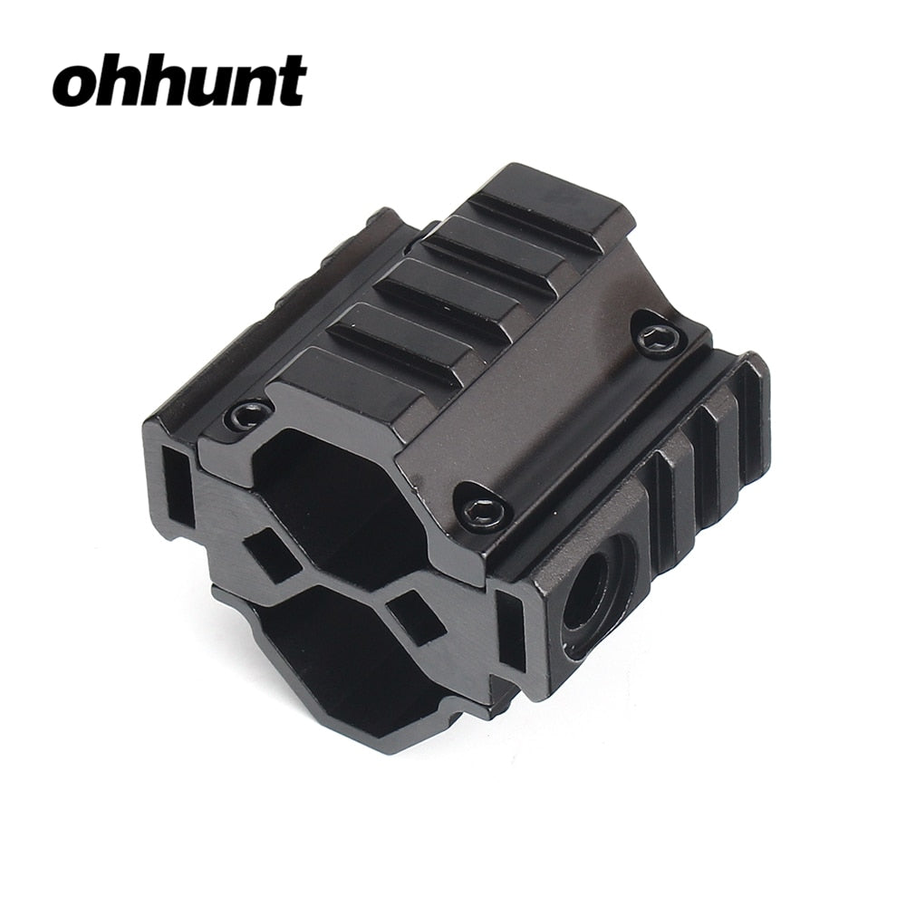 ohhunt ユニバーサル タクティカル トライレール バレル マウント 3 スロット QD スリング スイベル付き 12 ゲージ モスバー