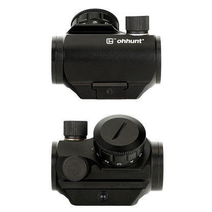 ohhunt Low Power Compact 1X25 3 MOA Red Dot Sight Scope with Riser Mount for Scopes